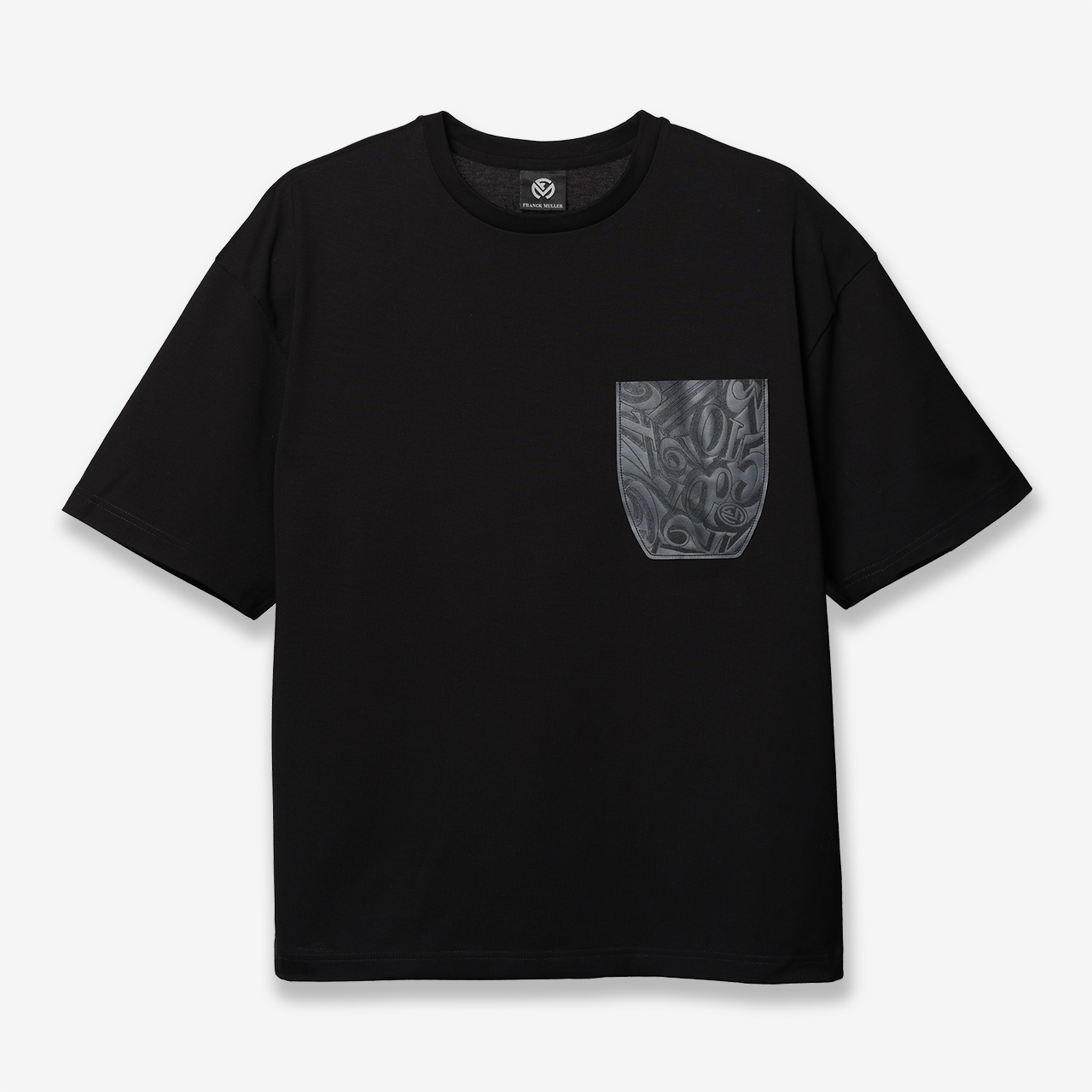 FRANCK MULLER × A LEATHER VISANT DEPTH LEATHER POCKET T-SHIRT