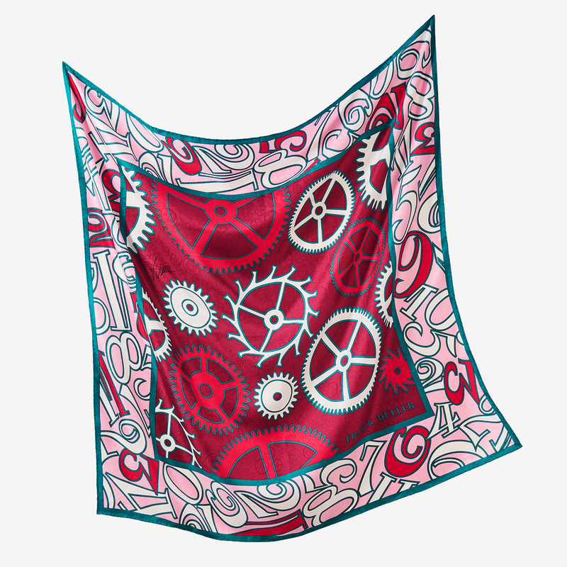 FRANCK MULLER SCARF ROUGE PETROLE