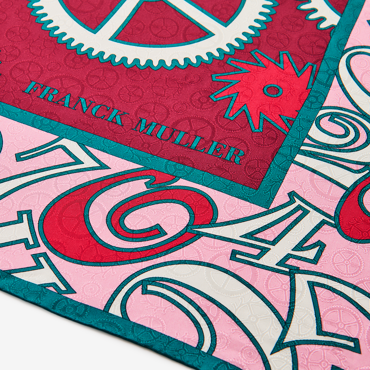 FRANCK MULLER SCARF ROUGE PETROLE