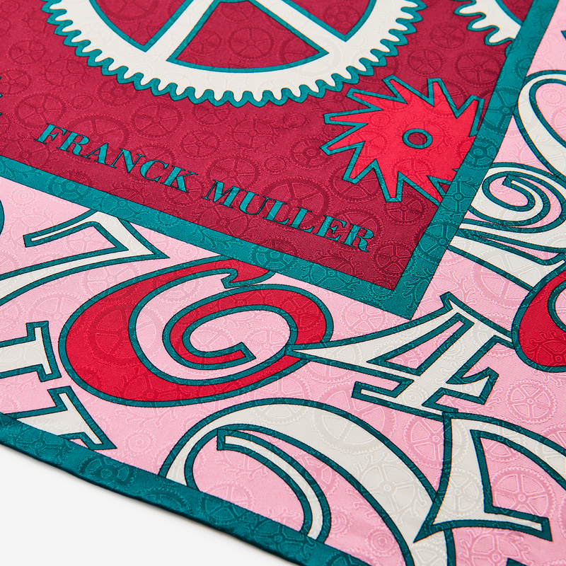 FRANCK MULLER SCARF ROUGE PETROLE