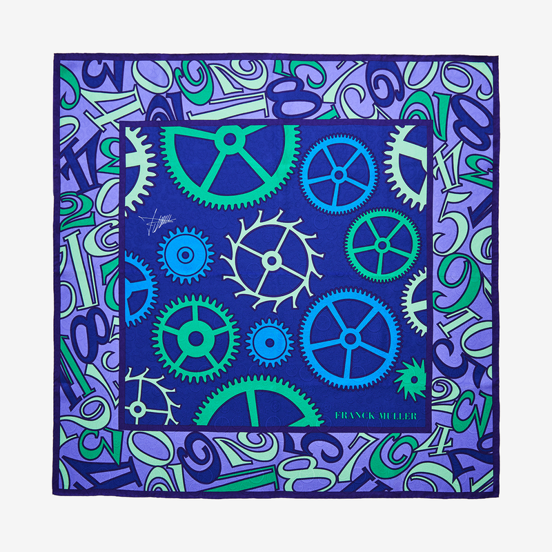 FRANCK MULLER SCARF BLUE CELESTE