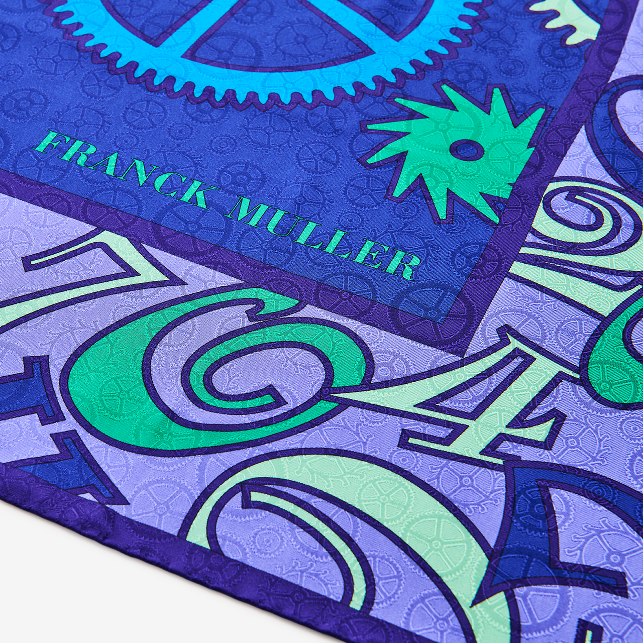 FRANCK MULLER SCARF BLUE CELESTE